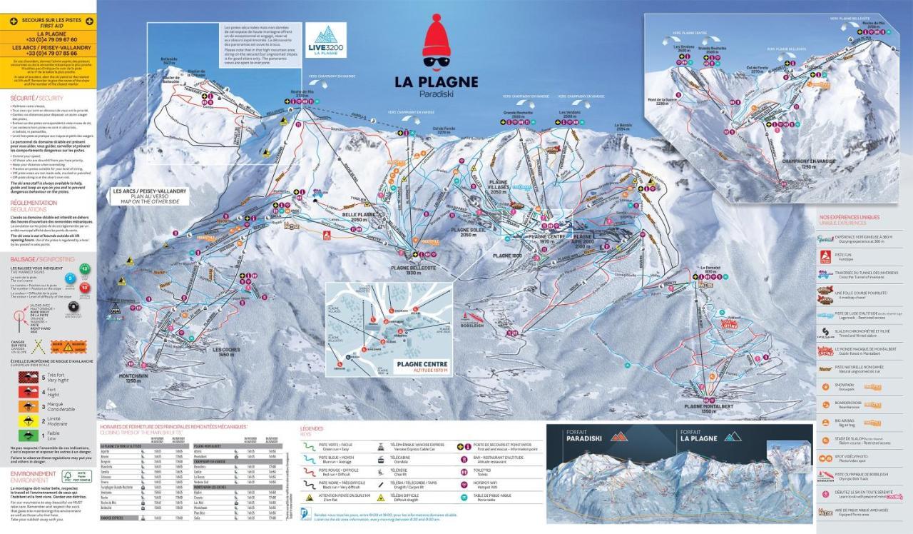 Chalet Des Trappeurs Coeur Vanoise 15 Persons La Plagne Eksteriør bilde